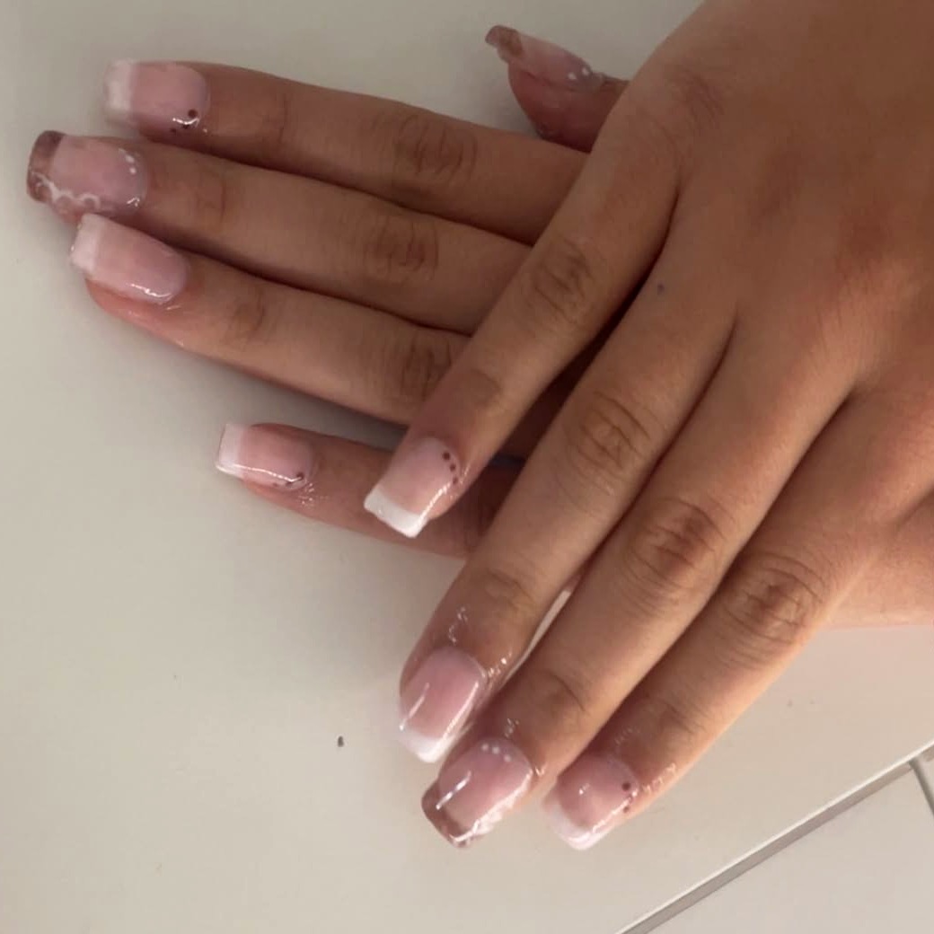 Pink Chrome & 3D Pearl Swirls by Eliya