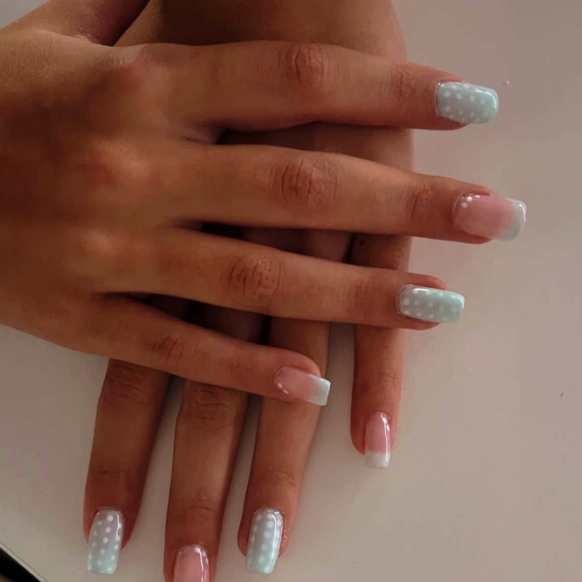 Bespoke Korean syrup gel and 3D micro-relief nail artistry